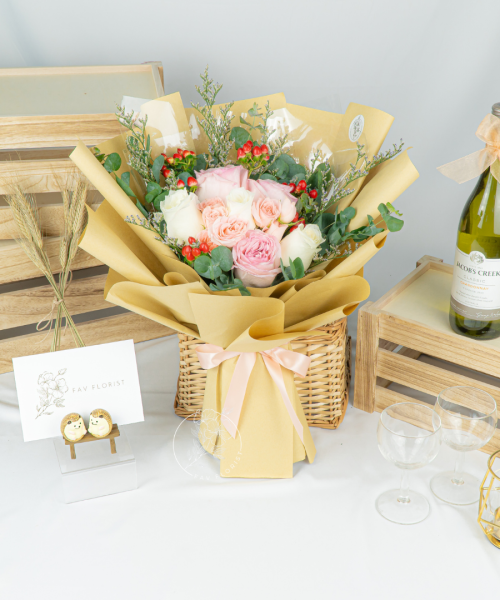 Happiness – O’hara and Kenya Rose Bouquet